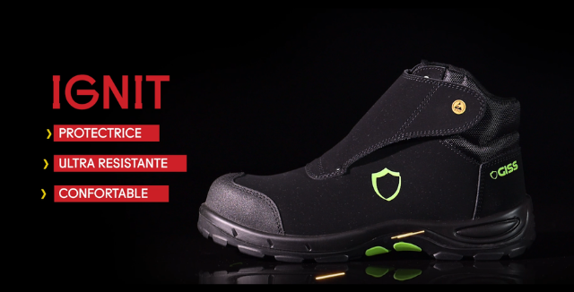 GISS lance IGNIT, sa nouvelle chaussure de sécurité dédiée aux métiers de la soudure